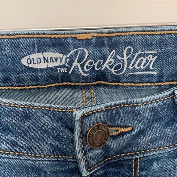 Old Navy Polka Dot Rockstar Jeans - Picture 3 of 3